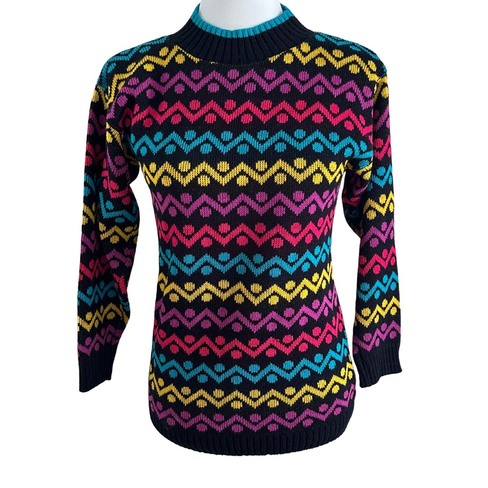 Girls Jet Set Sweater Stripped Vintage Sweater I Girls 14